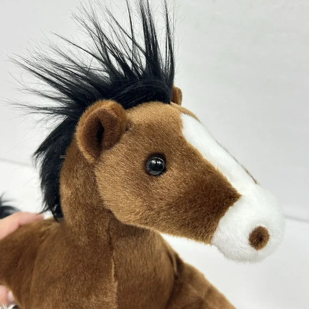 Aurora World Clydesdale Horse Pony Fancy Brown White 12